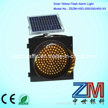 2014 Raw Amber Top High Quality Solar Flashing Light / Solar Warning Beacon/ Traffic Flashing Light Lamp